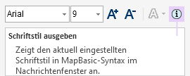 Formular_ShowCurrentFont