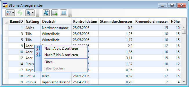 Anzeigefenster_Sortierfunktion_B