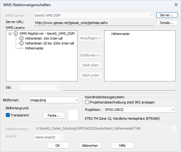 Dialog_WMS_Relationseigenschaften_AGIS_DGM