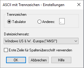 Formate_Import_Datei_öffnen_ASCII_Tabellenauswahl_txt_Tab