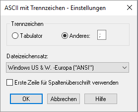 Formate_Import_Datei_öffnen_ASCII_Tabellenauswahl_txt_anderes