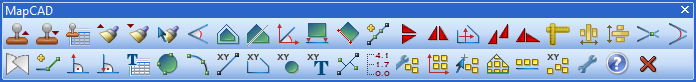 Schaltflächenleiste_MapCAD