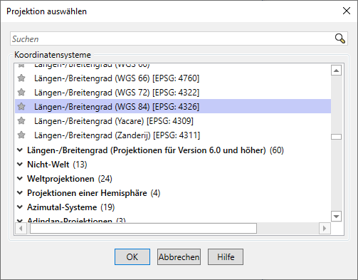 Maske_Projektion_auswählen_WGS84_64Bit